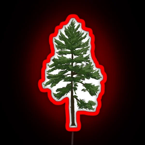 Pastel Pines RGB Neon Sign