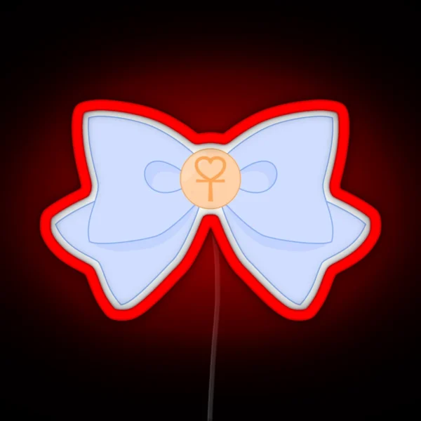 Pastel Sailor Venus Brooch And Bow RGB Neon Sign