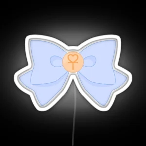 Pastel Sailor Venus Brooch And Bow RGB Neon Sign