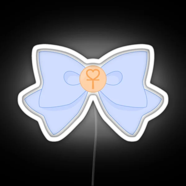 Pastel Sailor Venus Brooch And Bow RGB Neon Sign