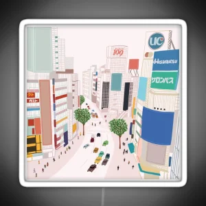 Pastel Shibuya RGB Neon Sign