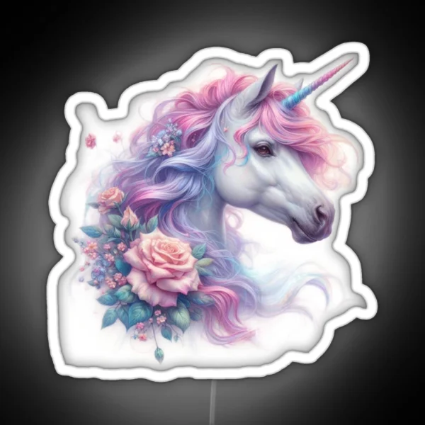 Pastel Unicorn RGB Neon Sign