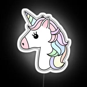 Pastel Unicorn RGB Neon Sign