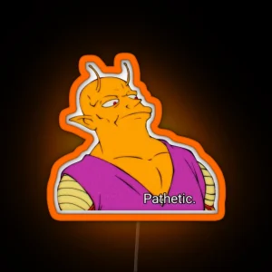 Pathetic Orange Piccolo Meme RGB Neon Sign