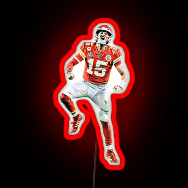 Patrick Mahomes RGB Neon Sign