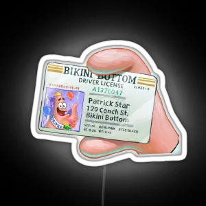 Patrick Star ID RGB Neon Sign