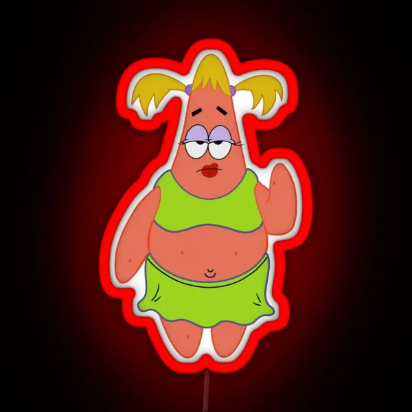 Patrick Star Meme Led RGB Neon Sign