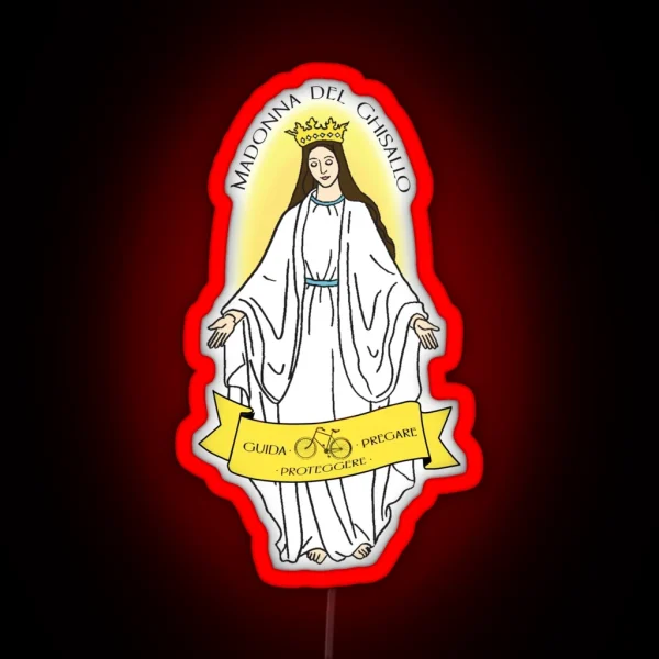 Patron Saint Of Cyclists RGB Neon Sign