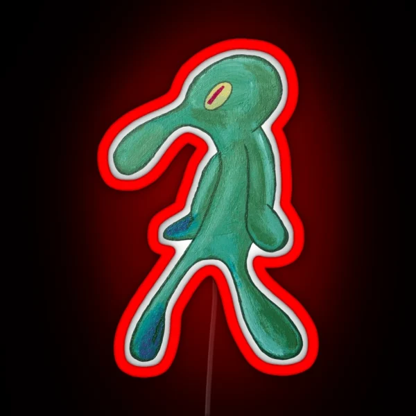 Pattern Bold N Brash Spongebob Squarepants RGB Neon Sign