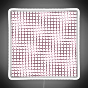 Pattern Red Pink Netting Gridwork RGB Neon Sign