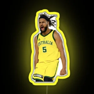 Patty Mills Boomers RGB Neon Sign