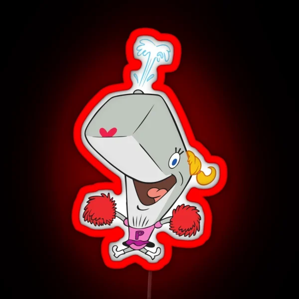 Pearl From Spongebob RGB Neon Sign