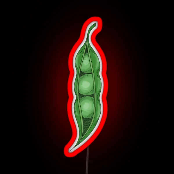 Peas In A Pod RGB Neon Sign