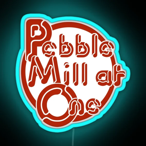 Pebble Mill At One 1980 Red RGB Neon Sign