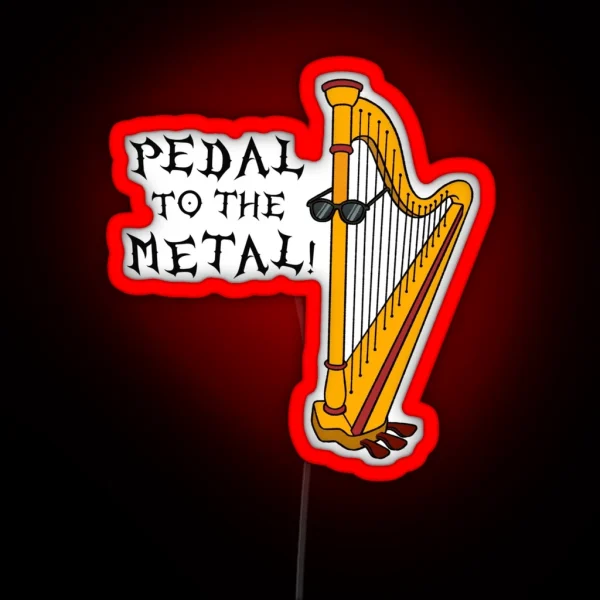 Pedal To The Metal RGB Neon Sign