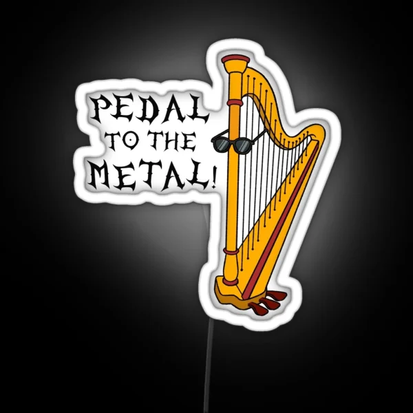 Pedal To The Metal RGB Neon Sign