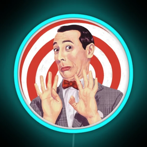 Pee Wee Herman V RGB Neon Sign