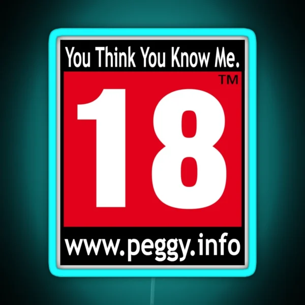 Peggy 18 RGB Neon Sign