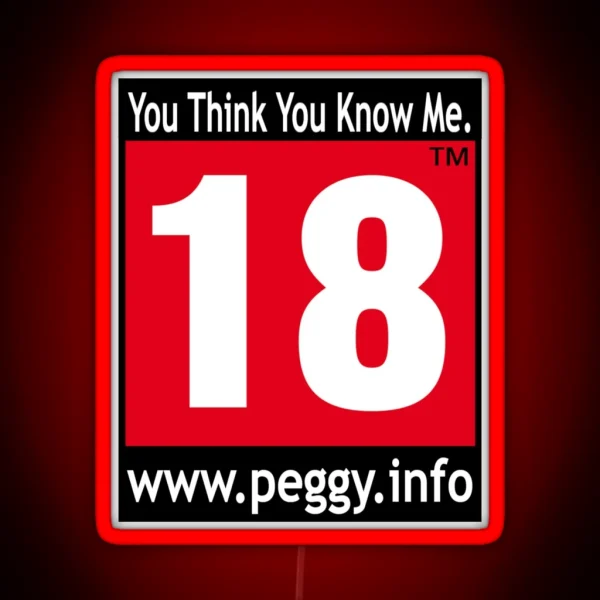 Peggy 18 RGB Neon Sign