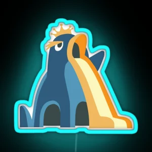 Penguin Park Cardcaptor Sakura King Penguin RGB Neon Sign