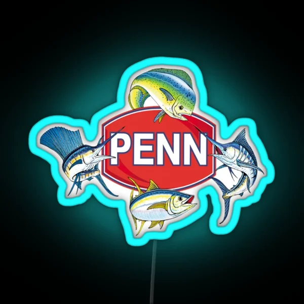 Penn Fishing Symbol Essential Led RGB Neon Sign