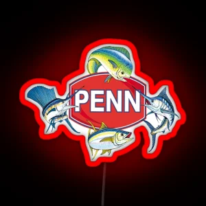 Penn Fishing Symbol Essential Led RGB Neon Sign