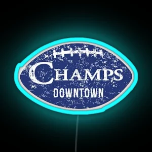 Penn State Champs Downtown RGB Neon Sign