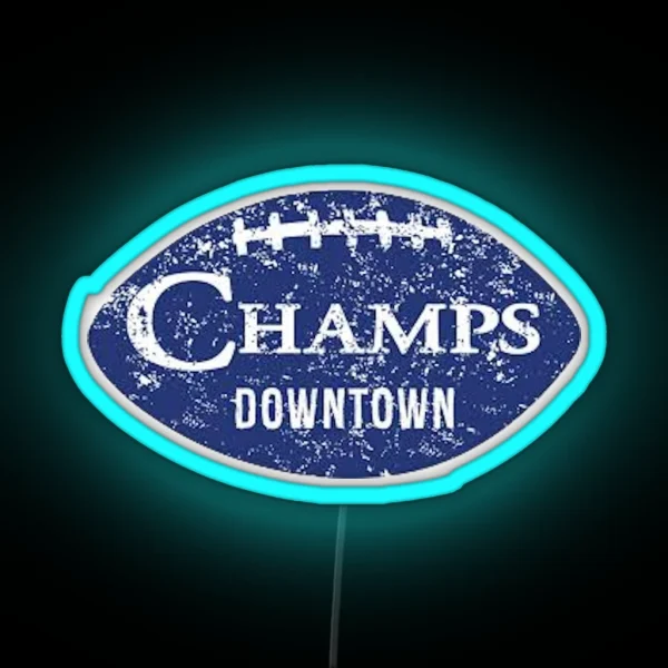 Penn State Champs Downtown RGB Neon Sign