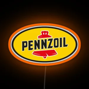 Pennzoil Old Logo RGB Neon Sign