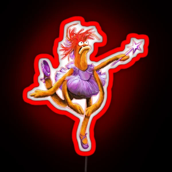 Pepe The King Prawn Ballerina The Muppet Show RGB Neon Sign
