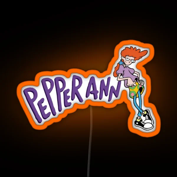Pepper Ann RGB Neon Sign