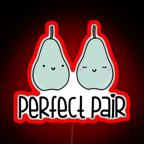 Perfect Pair RGB Neon Sign