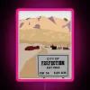 rgb neon sign spelling perfection in vibrant pink tones