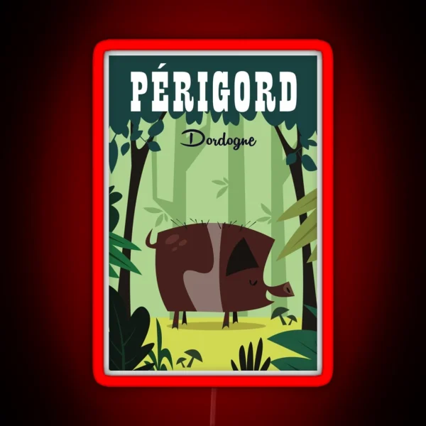 Perigord Poster RGB Neon Sign