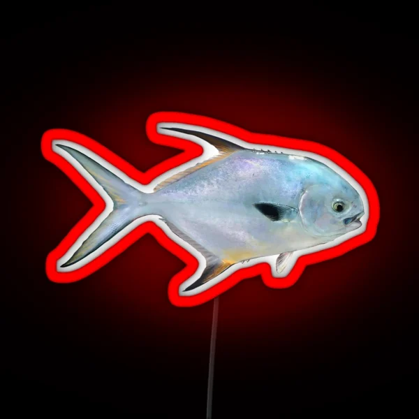 Permit Fish RGB Neon Sign