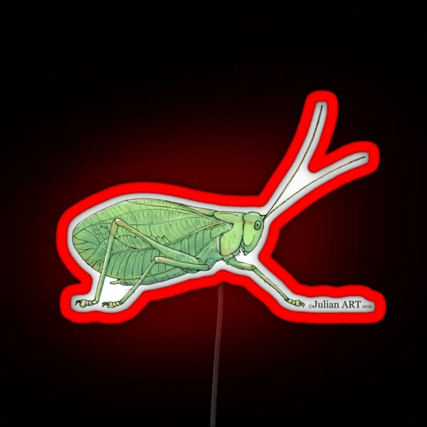 Permotettigonia Gallica RGB Neon Sign
