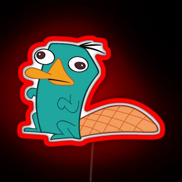 Perry The Platypus RGB Neon Sign