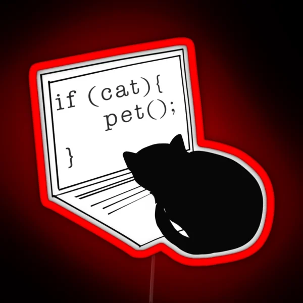 Pet Cat RGB Neon Sign