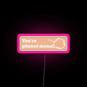 Phenol Menal RGB Neon Sign