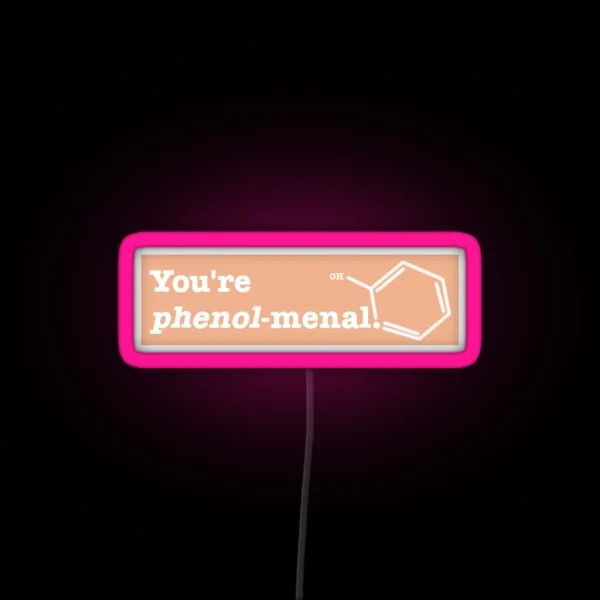 Phenol Menal RGB Neon Sign