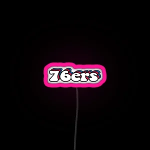 Philadelphia 76ers Groovy Led RGB Neon Sign