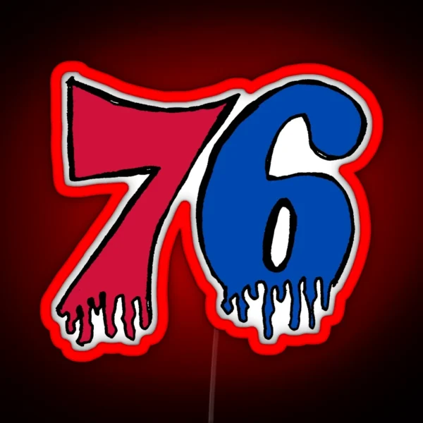 Philadelphia 76ers RGB Neon Sign