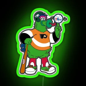 Phillie Phanatic All Sports RGB Neon Sign