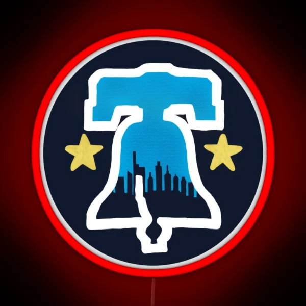 Phillies City Connect Bell RGB Neon Sign