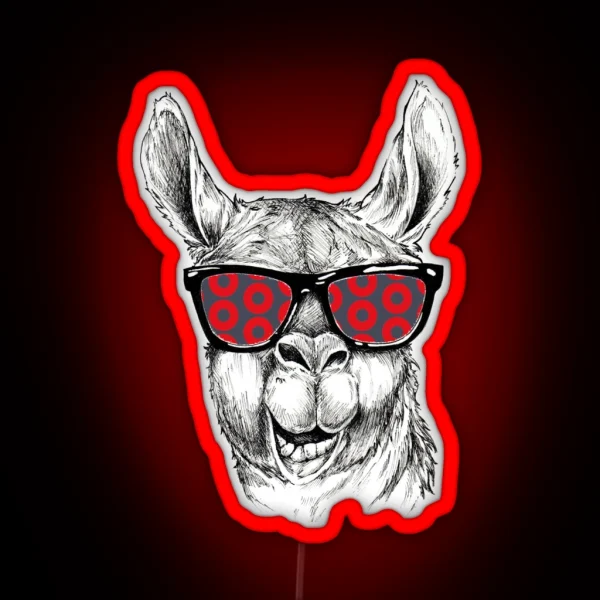Phish Llama Fresh RGB Neon Sign