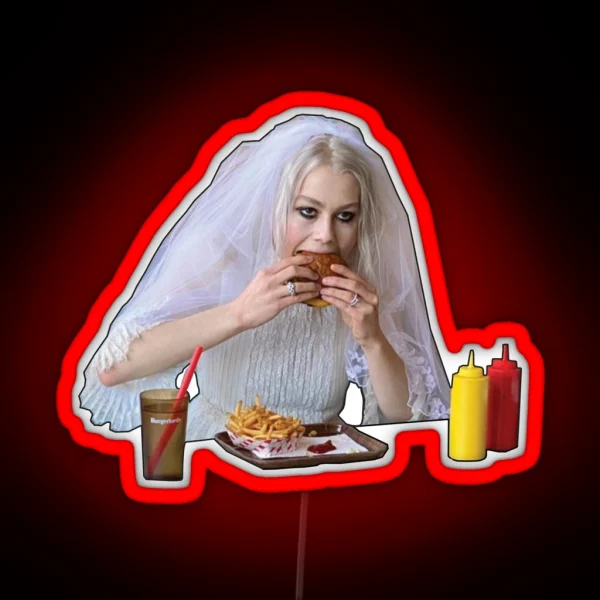 Phoebe Bridgers Eating RGB Neon Sign
