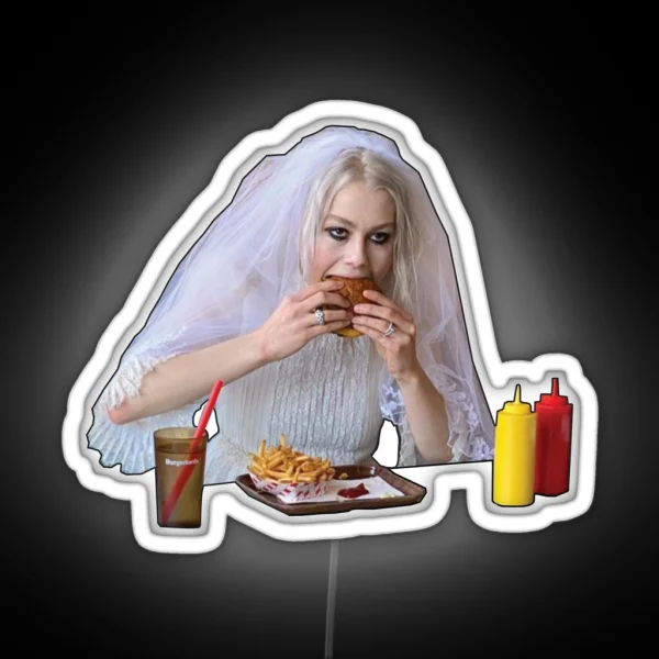 Phoebe Bridgers Eating RGB Neon Sign