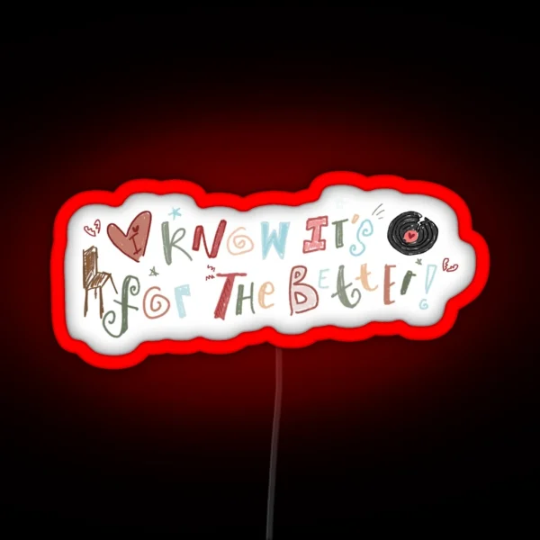Phoebe Bridgers Waiting Room RGB Neon Sign