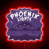 phoenix lights encounter rgb neon sign vibrant red