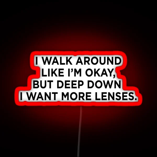 Photographer S Problems RGB Neon Sign
